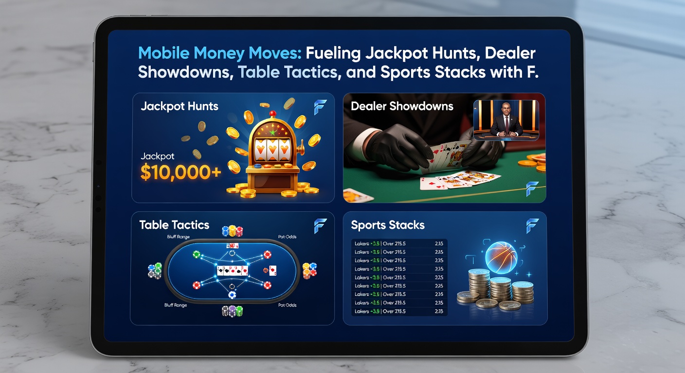 Live-Dealer-Tisch auf Smartphone-Bildschirm mit Zahlungs-Icons, die schnelle Einsätze während eines Blackjack-Duells darstellen